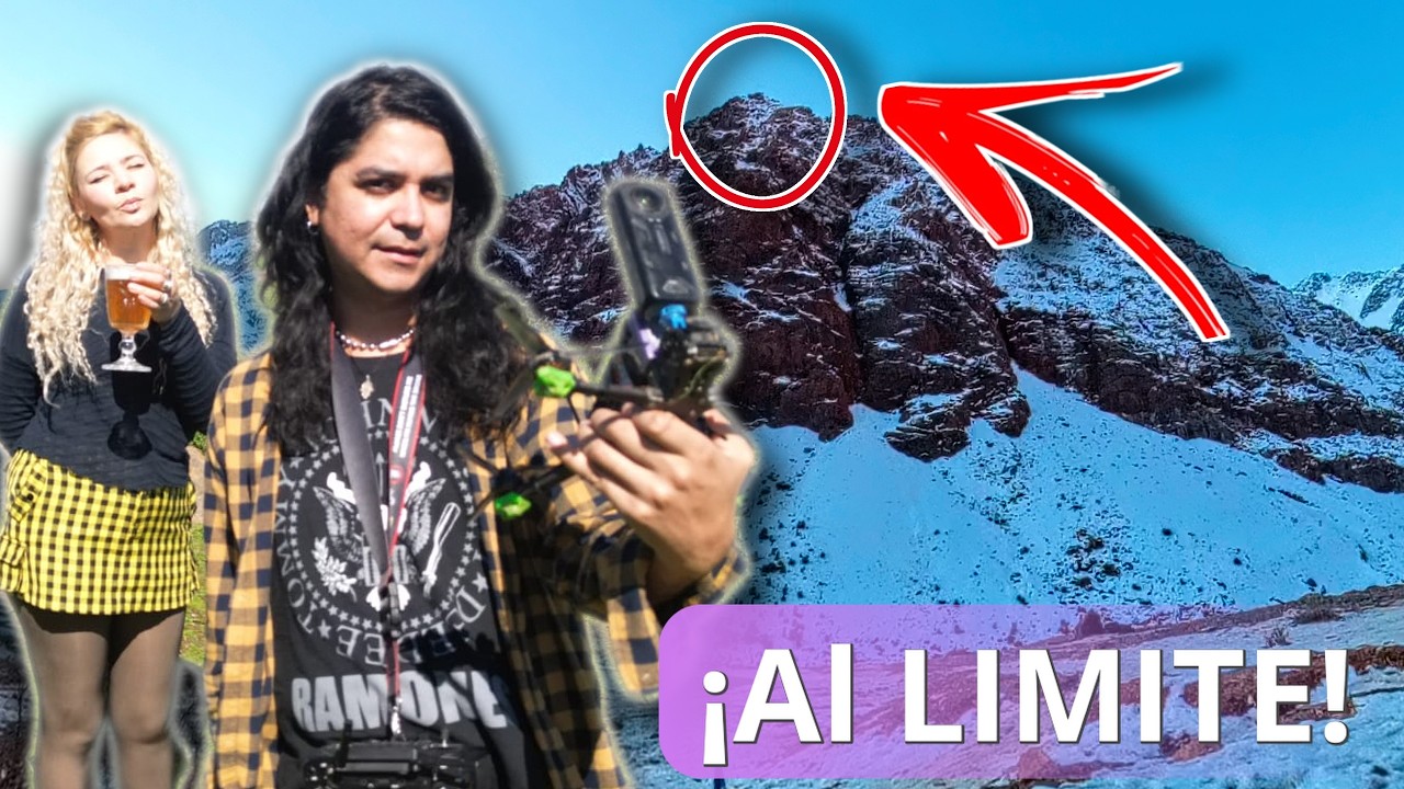 ¿Qué secretos esconde el Cajón del Maipo? ❄️ | FPV extremo en la nieve