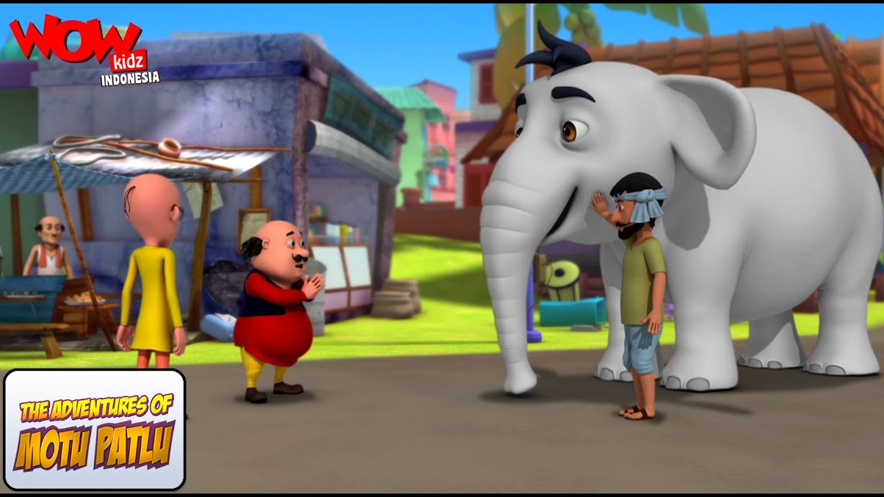 Motu Patlu dalam Bahasa | Terbaru Kartun | Safed Haathi | Wow Kidz Indonesia