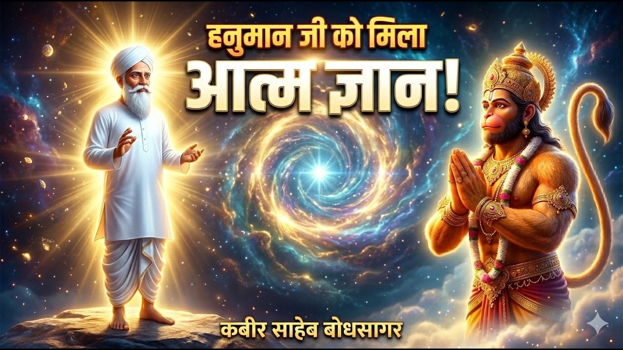 कबीर साहेब बोधसागर: हनुमान जी को आत्म ज्ञान दिया | चौथे लोक का रहस्य #kabirvani  #hanuman