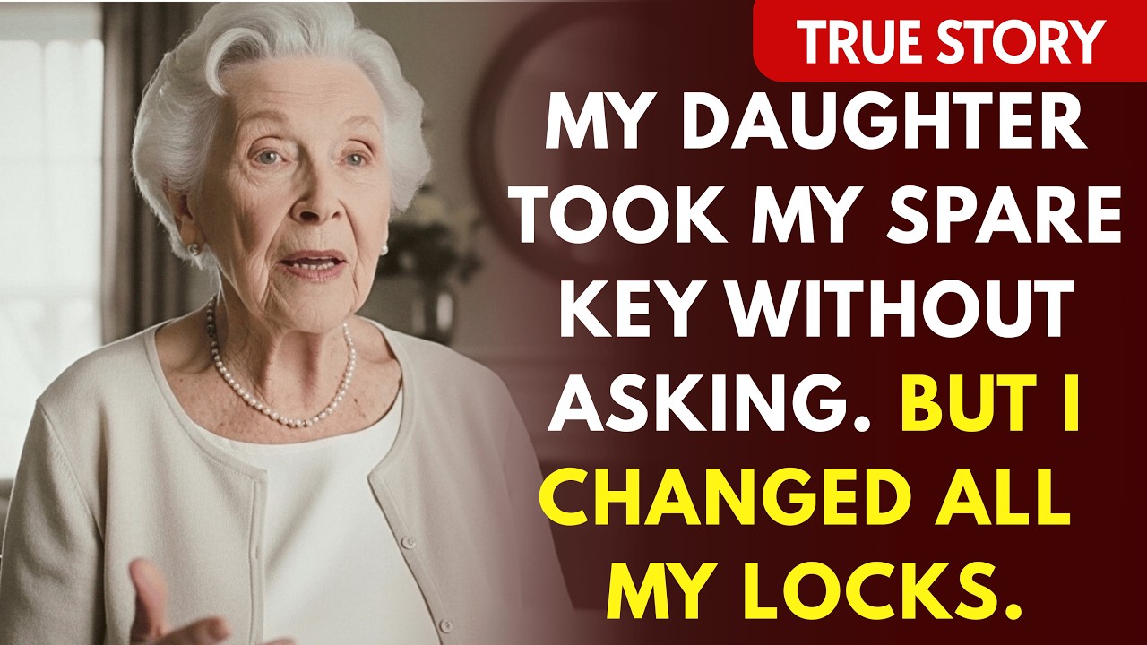 My daughter took my spare key. But I changed all the locks.