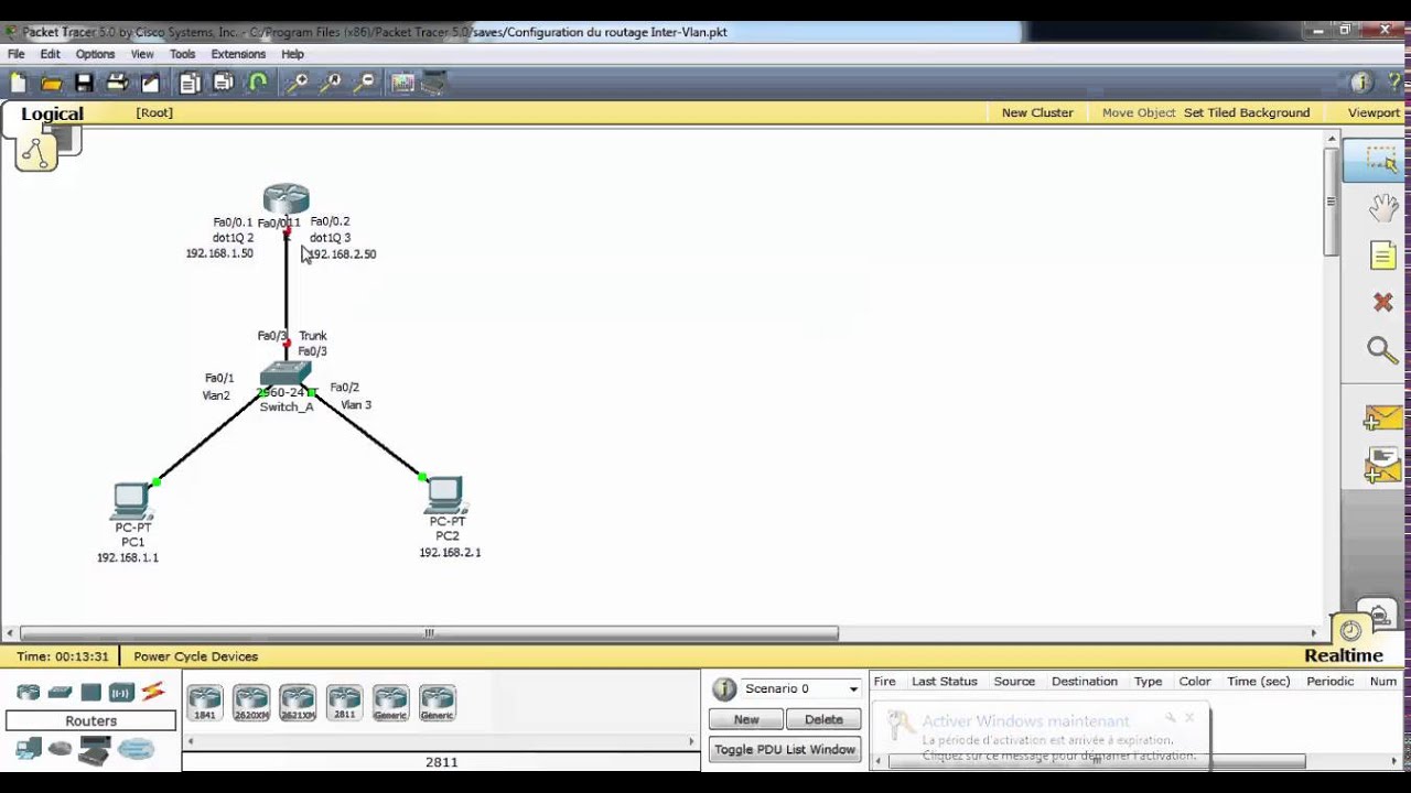 7_Configuration du routage Inter-Vlan