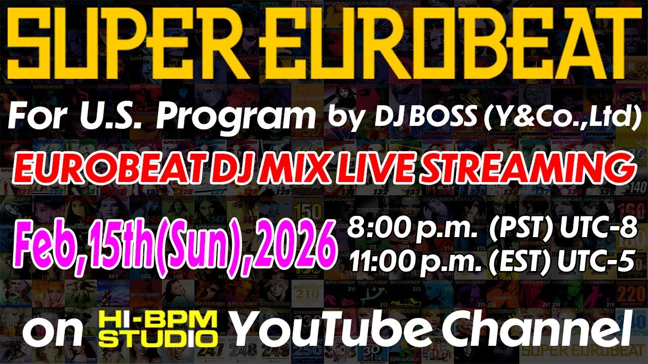 【DJ LIVE STREAM!! 】海外時間配信VOL.8 for U.S.
