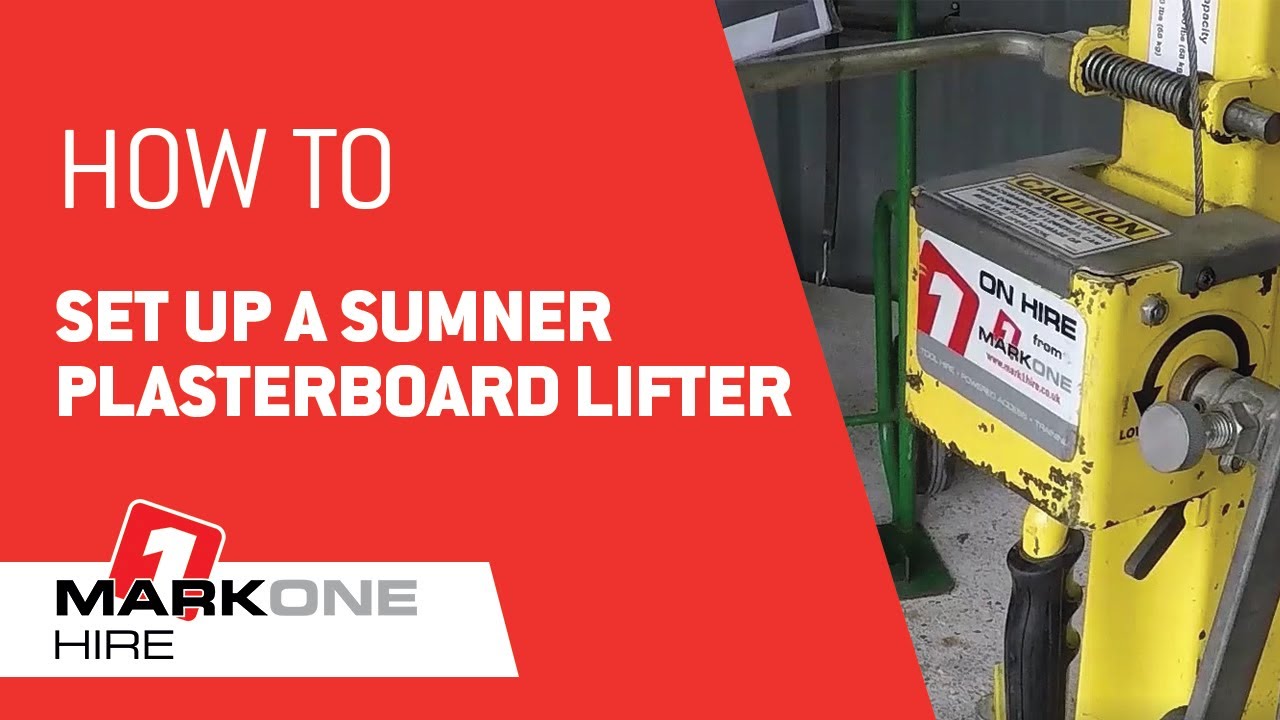 How to assemble a Sumner Plasterboard Lifter | Mark One Hire