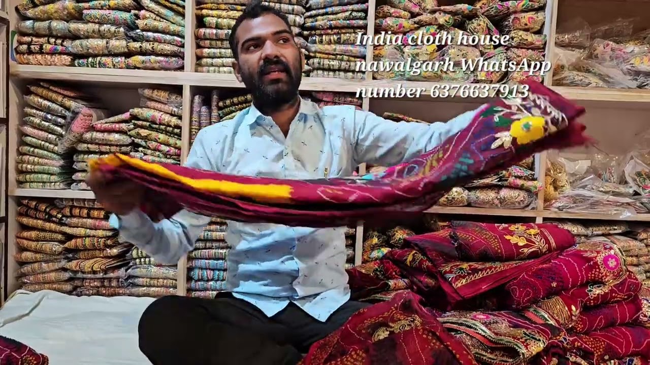 new collection suti work oodana Chunari India cloth house nawalgarh 6376637913