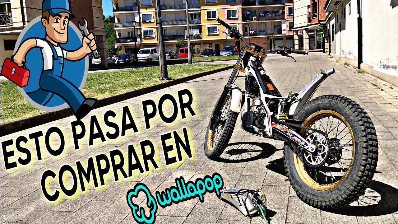TIRADO POR AVER&Iacute;A en la moto de trial