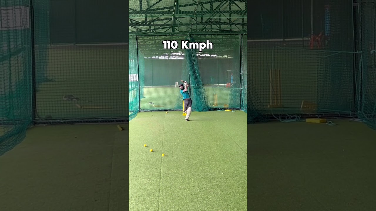 70 Kmph vs 130 Kmph Speed #cricket #shorts #batting