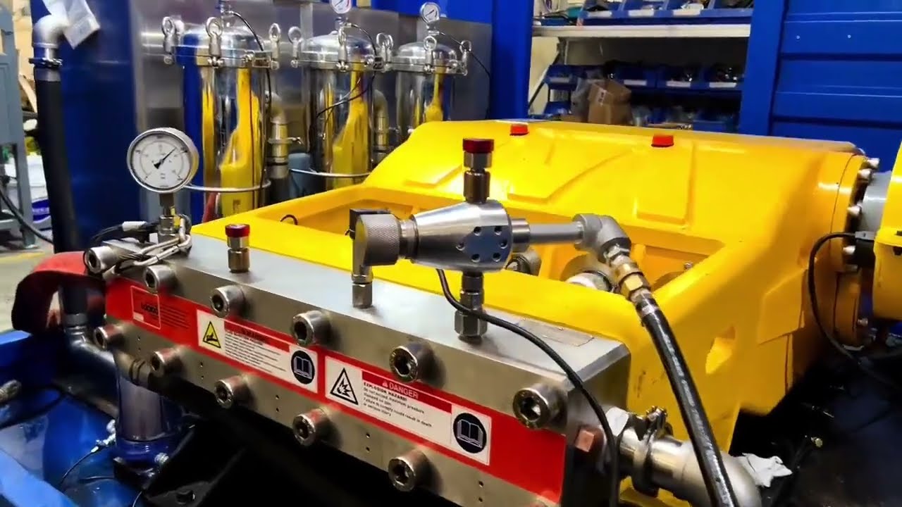 The most powerful Ultra high pressure water jetting machine from China