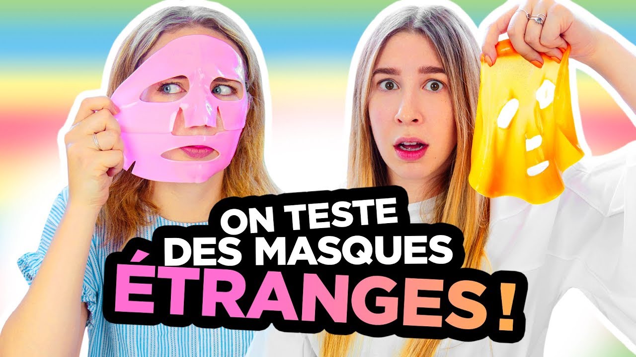 ON TESTE DES MASQUES ÉTRANGES! | 2e peau