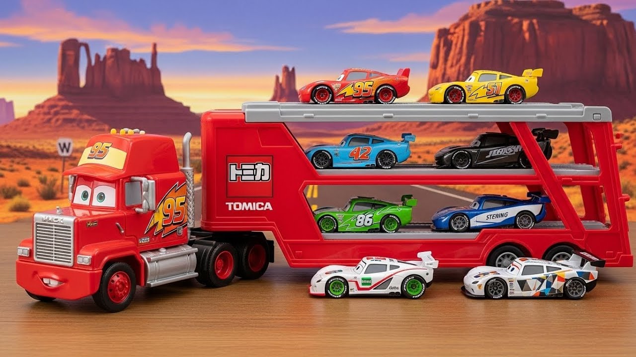 Disney Pixar Cars Unboxing Review | Lightning McQueen, Tow Mater, Doc Hudson, Sally Carrera, Cruz