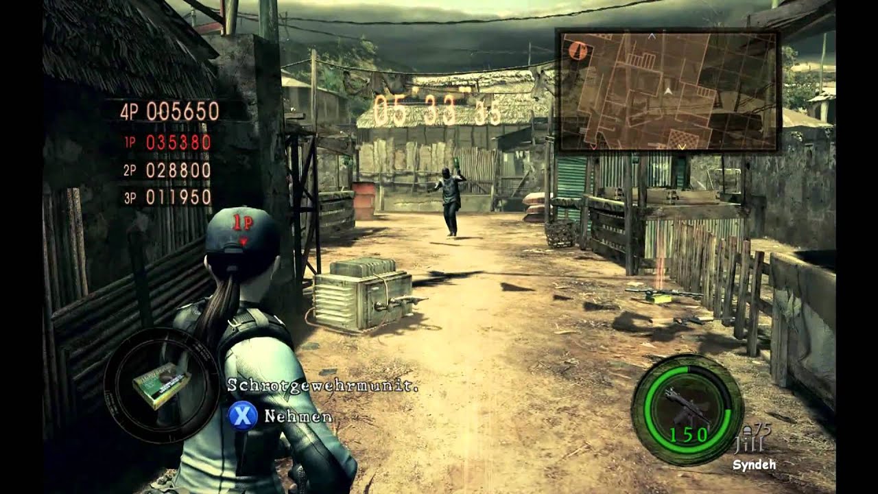 RE5 PC Versus Mode 4 Players Survivors + Weapon Bug - public assembly