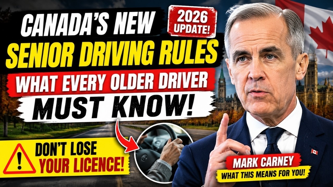 Canadian Seniors WARNING New 2026 Driving Rules Could Affect Your Licence | Canada Pension Explained