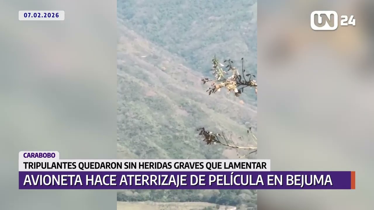 Avioneta realiza aterrizaje de película en Bejuma