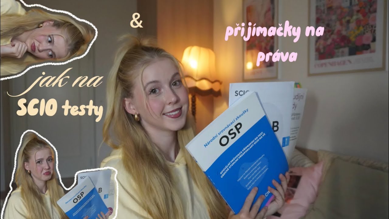 JAK NA SCIO TESTY a PŘIJÍMAČKY NA PRÁVA 🩷