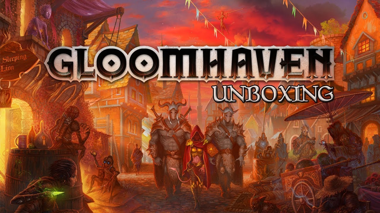 Gloomhaven 2ed, unboxing
