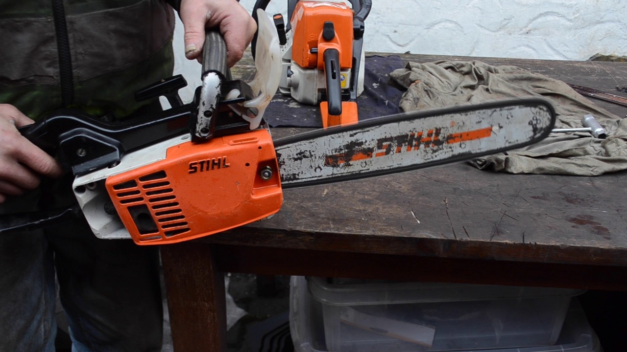 Stihl 020 AVP Super  Mounting Chip  Heat In The Handle ! Story About What Happened ! Part 3