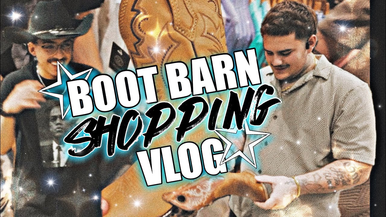 Boot shopping at the boot barn! *AD buys his first pair!*