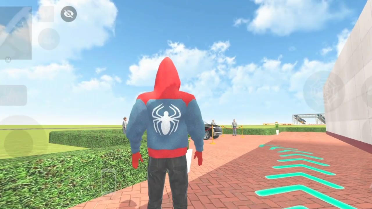 🤩Spider 🕷️ man🕷️🕸️ ne purchased🚗 black car 😂 in game 