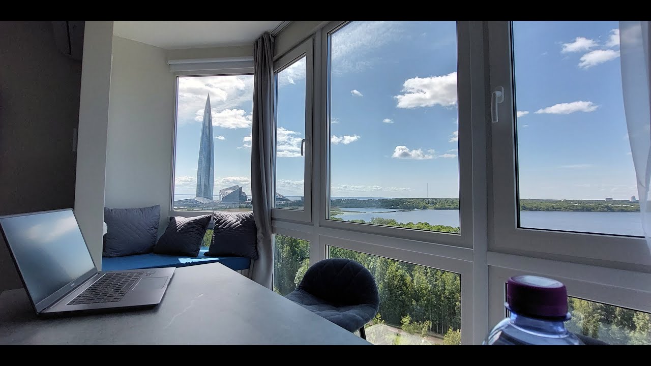 Видовые апартаменты в Лахте, Башня Газпром, Юнтоловский заказник и Лахтинский разлив