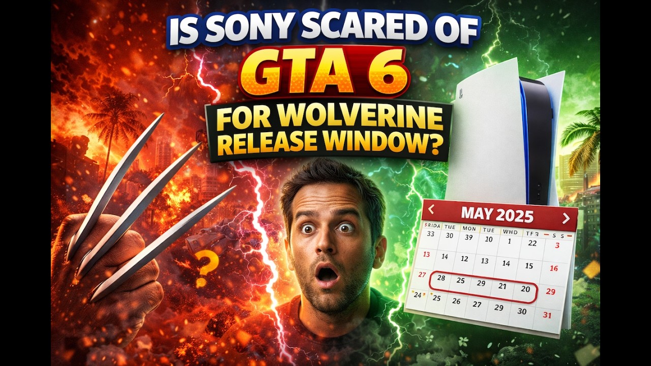 Is Sony Scared of GTA6 for Wolverine Release Window?? 👀