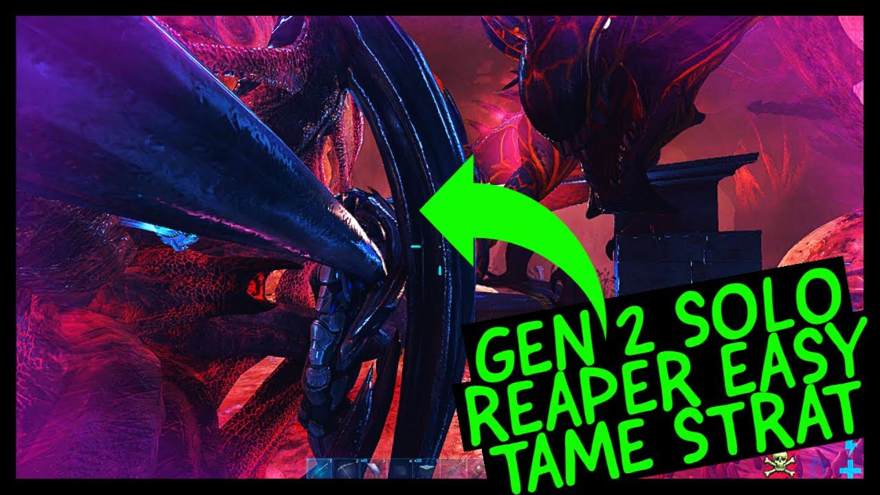 GENESIS 2 REAPERS: GUIDE TO THE EASIEST SOLO TAME REAPERS IN ARK