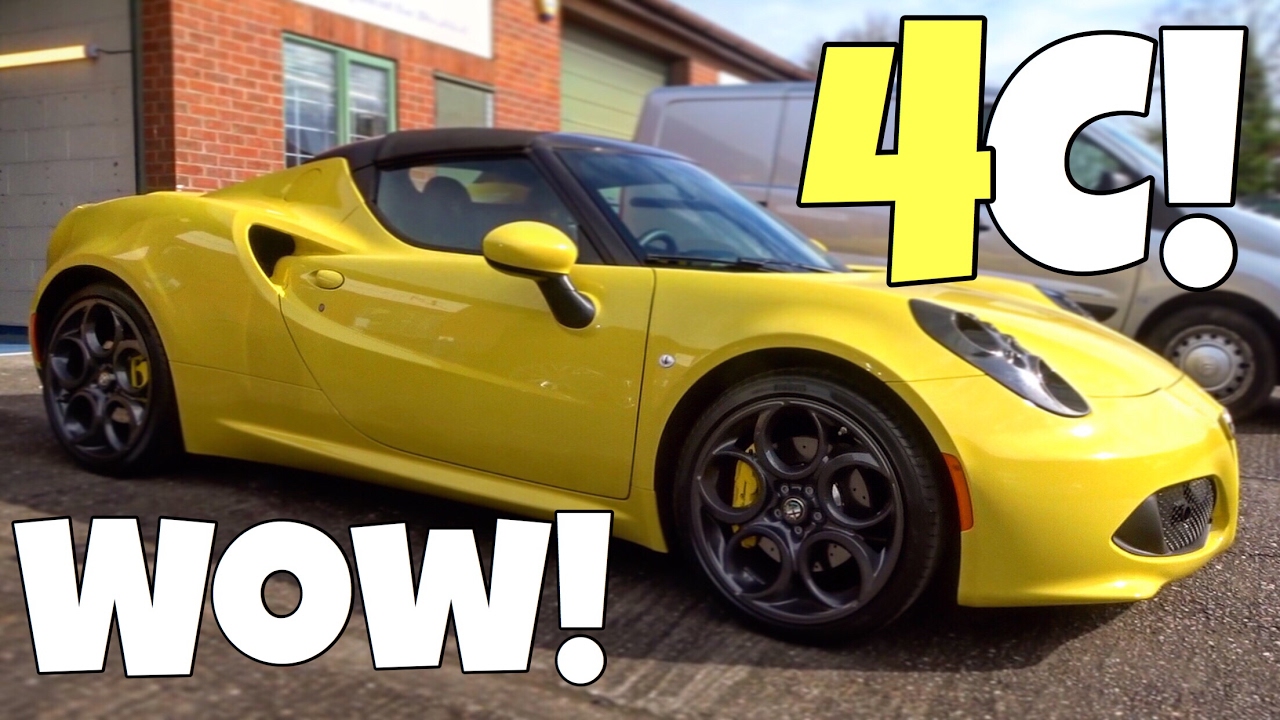 Стоит ли покупать FCA Alfa Romeo 4c Spider? Обзор Alfa Romeo 4c