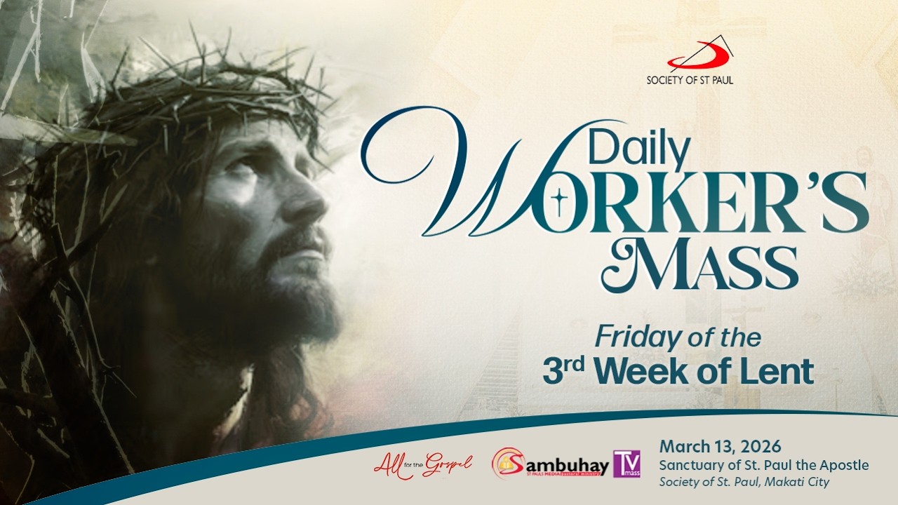 Телевизионная месса Sambuhay | 13 марта 2026 г. | Пятница третьей недели Великого поста