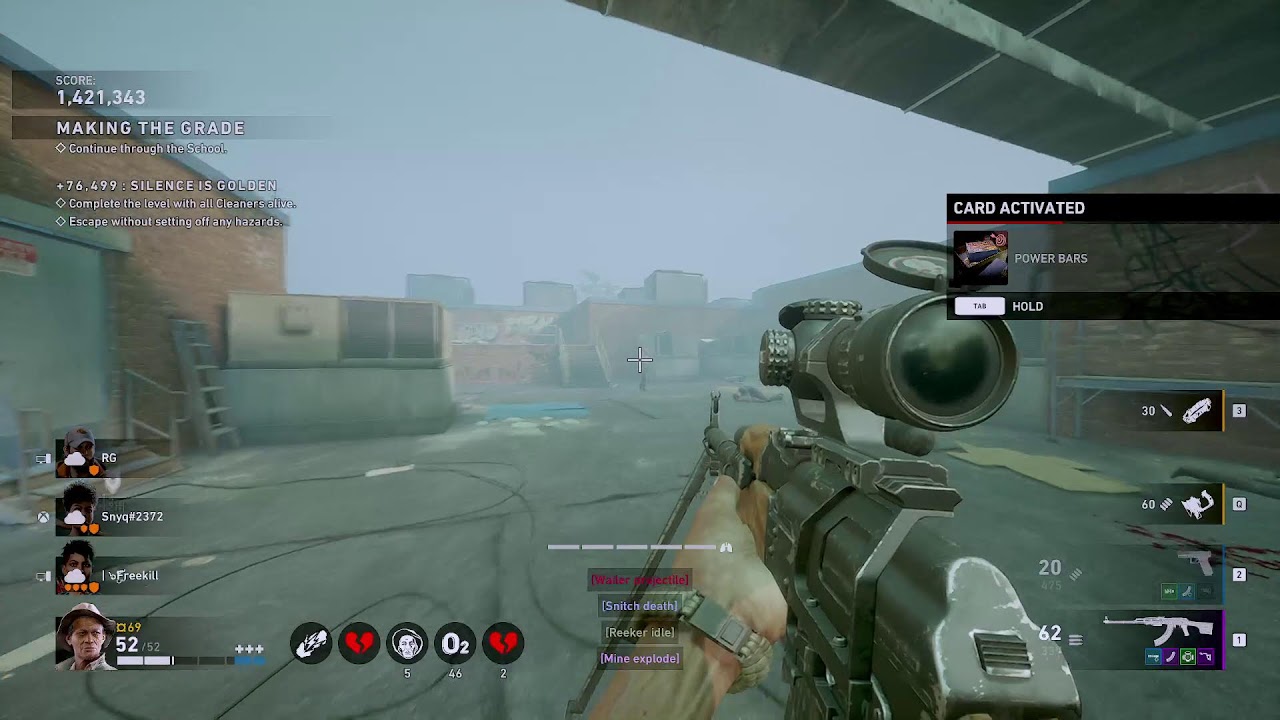 51x. Noob dying again and again