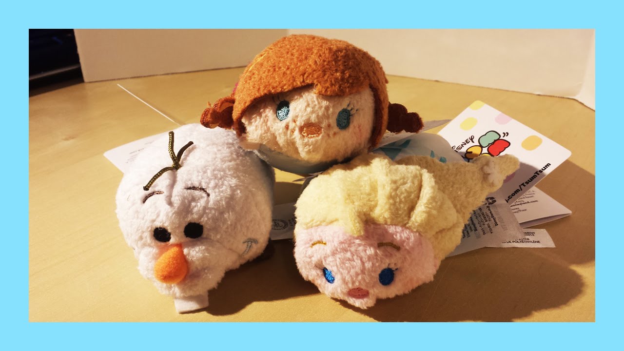 *NEW* FROZEN (Anna, Elsa, Olaf) TSUM TSUM - Disney Store Haul