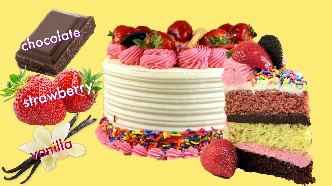 How to Make a Vegan Neapolitan Cake