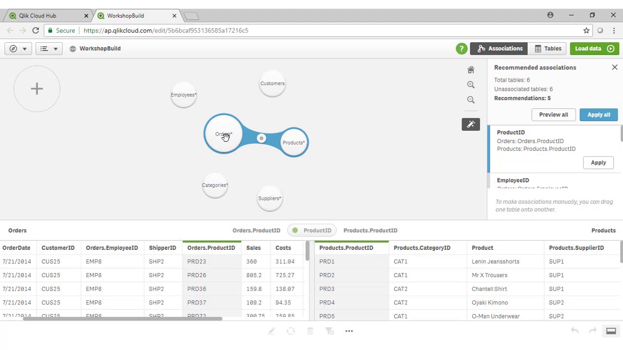 Qlik Sense Beginner Workshop 2 - Data Model