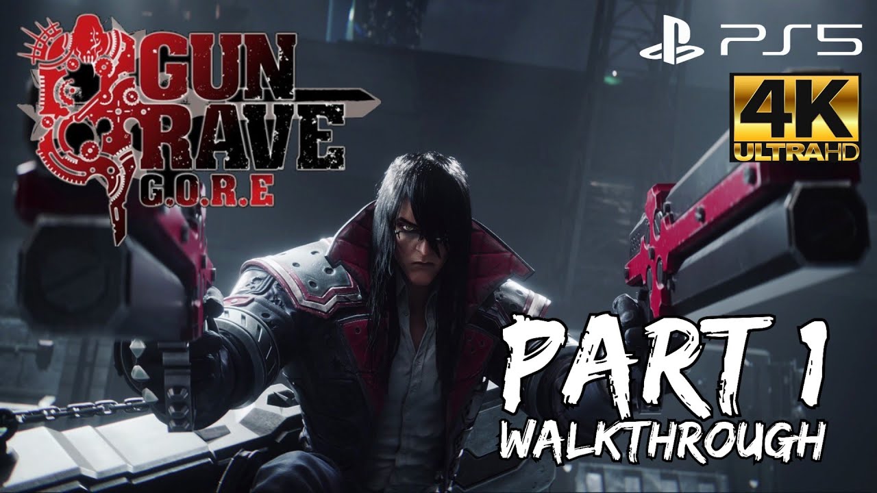 [Walkthrough Part 1] Gungrave: G.O.R.E (Japanese Voice) PS5 No Commentary 4K UHD