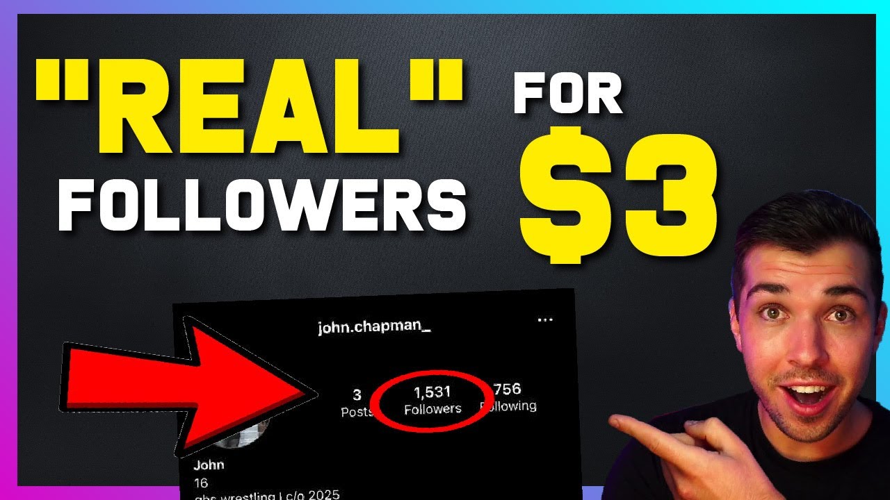 I bought "REAL" Instagram followers FOR A VIEWER! What are real-looking followers?