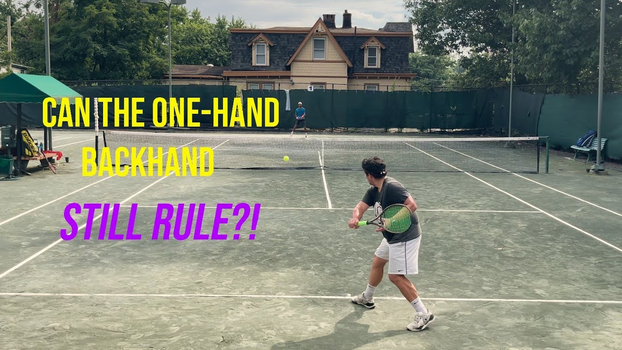 Does the One-Hand Backhand Still hold up? (8+ UTR tournament final)