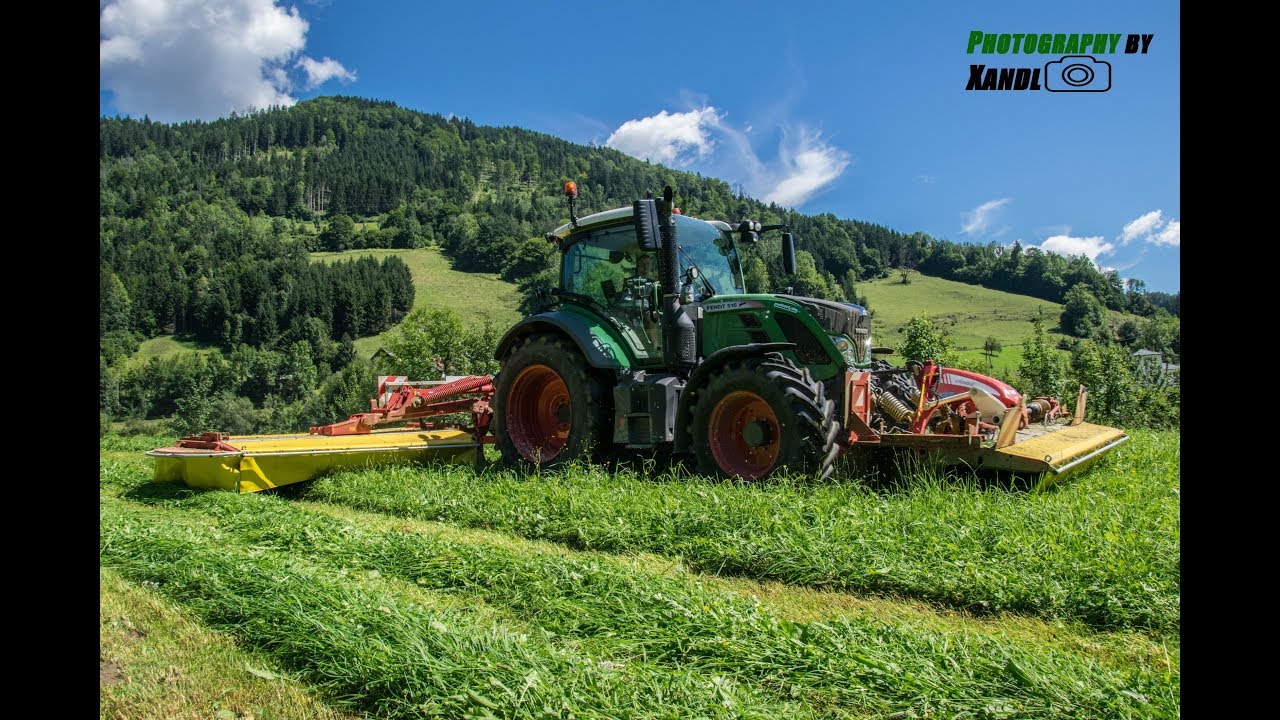 Fendt 516 Vario | MB Trac 800 | Pöttinger Mähwerke | 3.Schnitt 2017 | Erntehelfer Schönegger|HD|