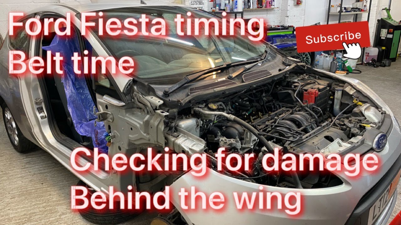 Ford Fiesta Zetec 2012 Timing Belt Change Pt1
