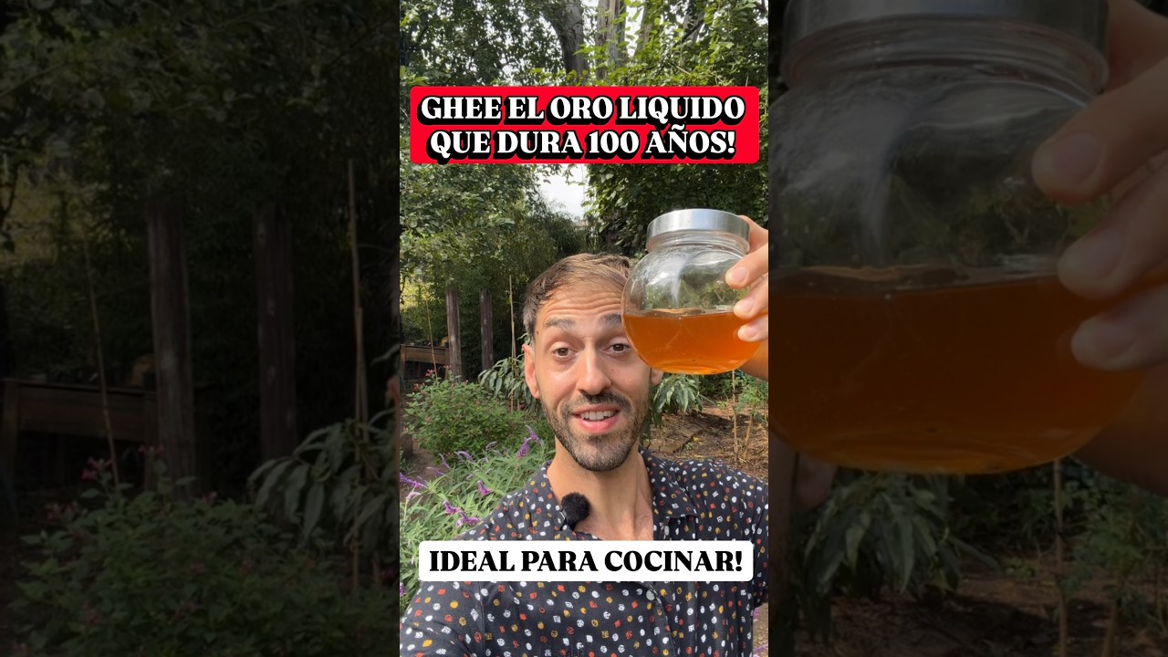 Ghee: ORO L&iacute;quido para Cocinar! Dura 100 A&ntilde;os!