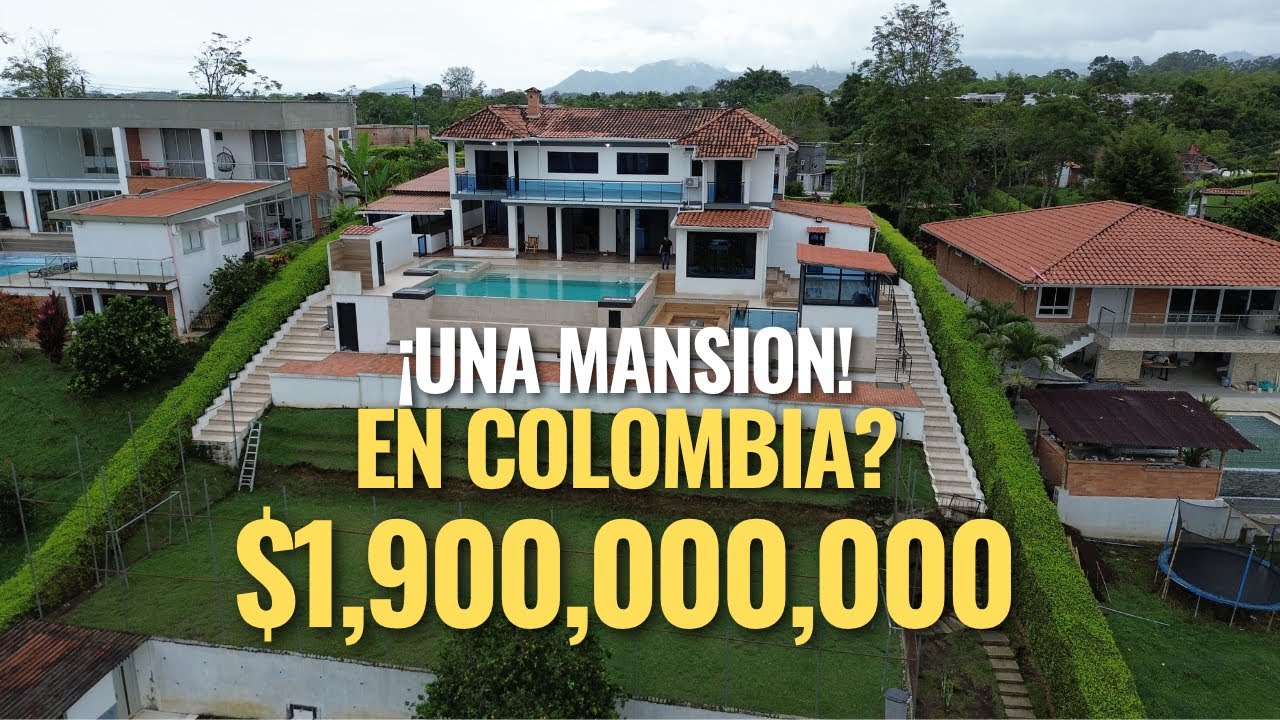 Recorrido por una de las casas de LUJO más impresionantes de Colombia, Morelia, Pereira.