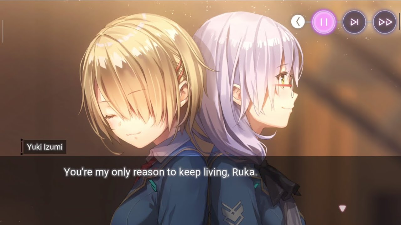 Ruka and Yuki Being Lovey-Dovey - Heaven Burns Red