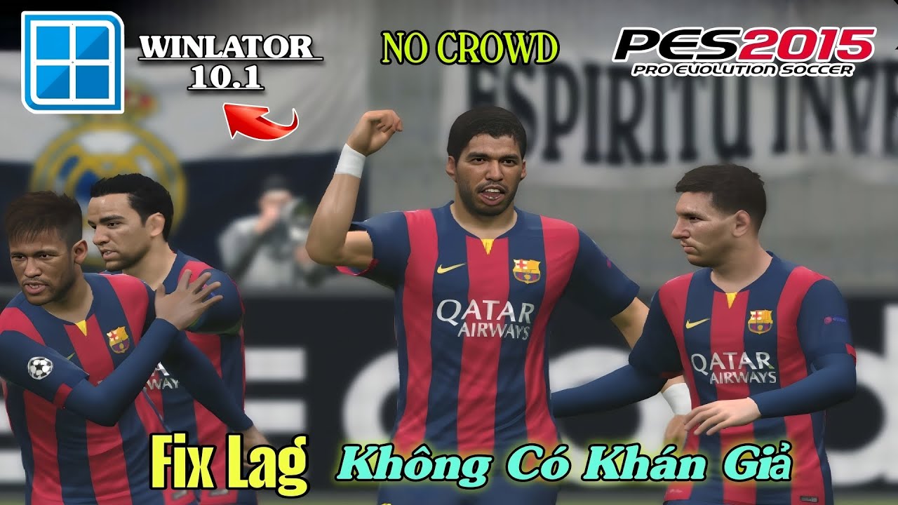 PES 2015 ИСПРАВЛЕНИЕ ЗАДЕРЖЕК БЕЗ ТОЛПЫ (БЕЗ АУДИТОРИИ) WINLATOR 10.1