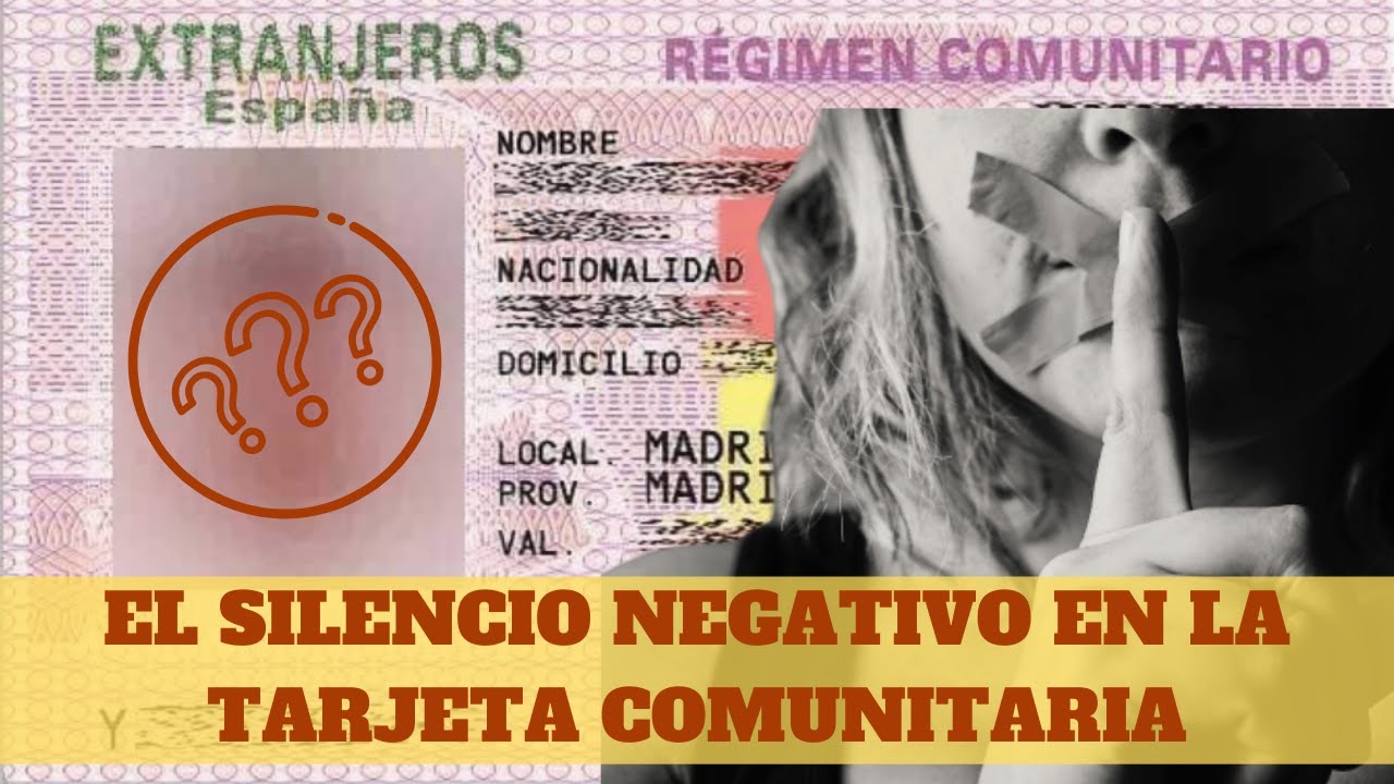 Silencio Negativo en Tarjeta Comunitaria