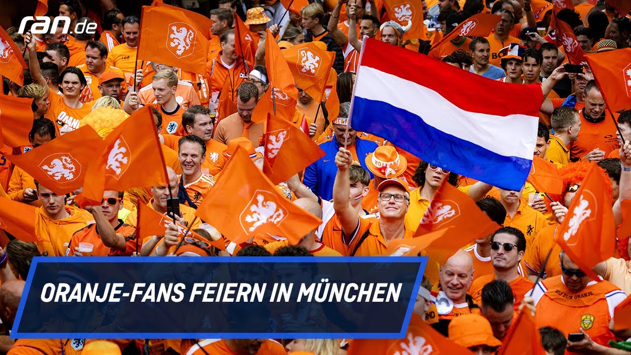 EM 2024:Oranje-Party! München in holländischer Hand