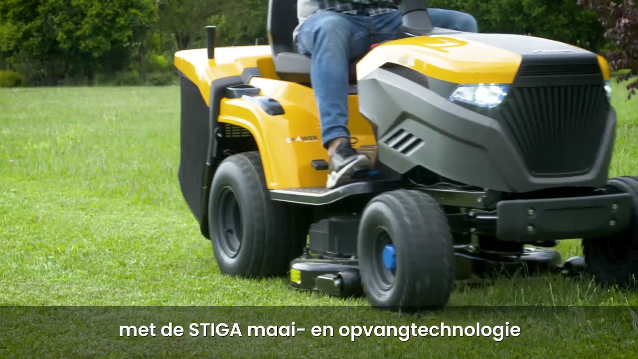 e Ride de eerste tuintractor op accu - STIGA