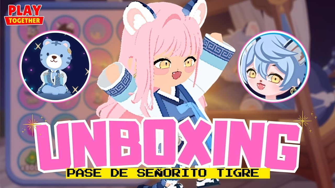 ¡NUEVO! 🐯 UNBOXING del Pase Señorito Tigre en Play Together | Recompensas