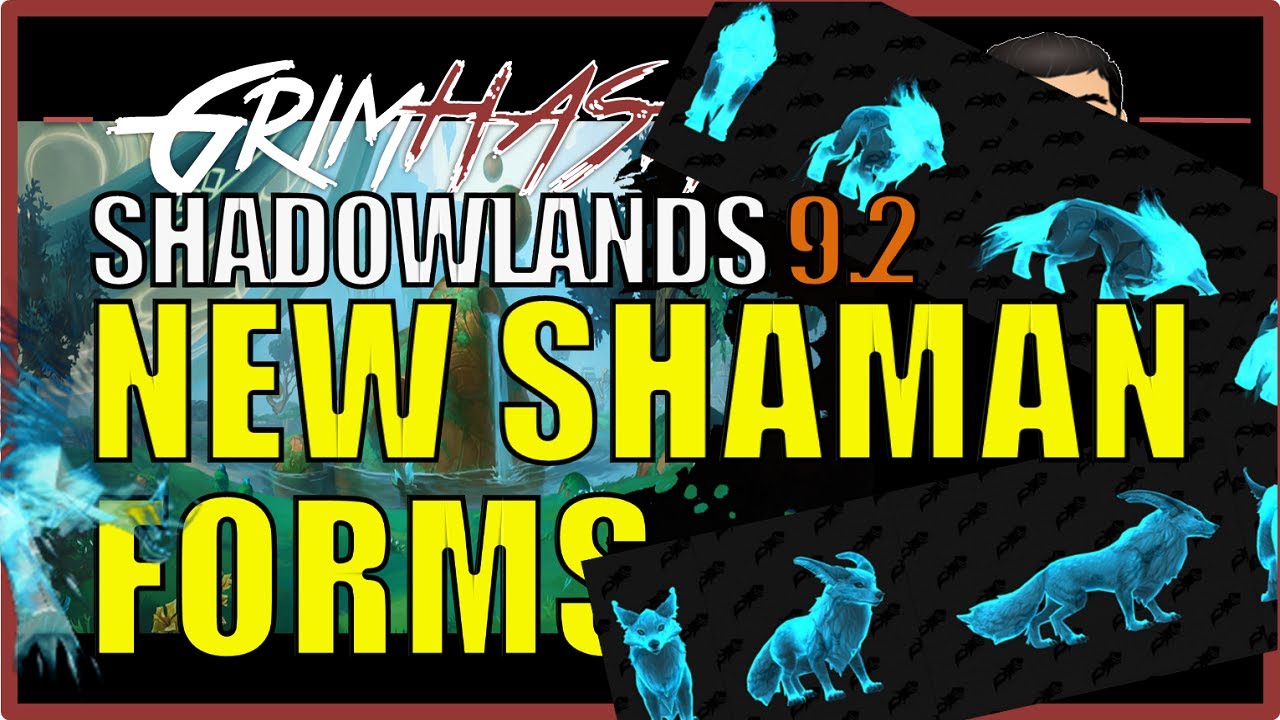 Patch 9.2 // Shaman NEW Spirit Wolf // Vulpine and Lupine //WoW Shadowlands