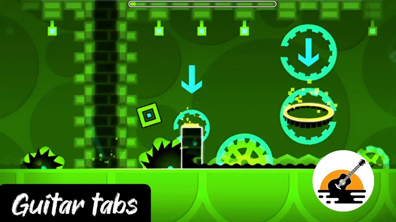Electrodynamix - Geometry Dash GUITAR TABS