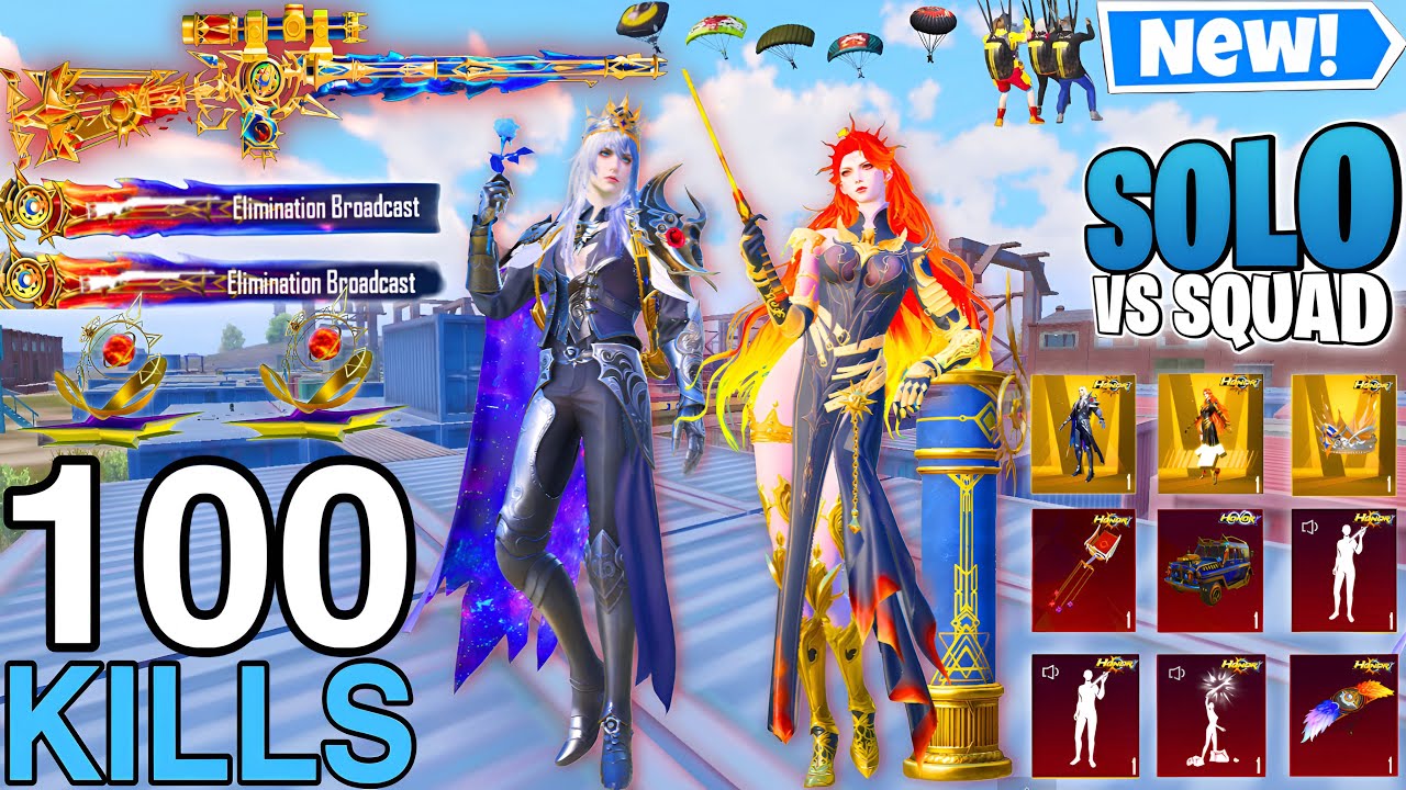 100 KILLS!😍 NEW SEASON KILL RECORD with ULTIMATE SKIN and M24 🔥 SAMSUNG,A7,A8,J5,J6,J7,J2,J3,XS,A3