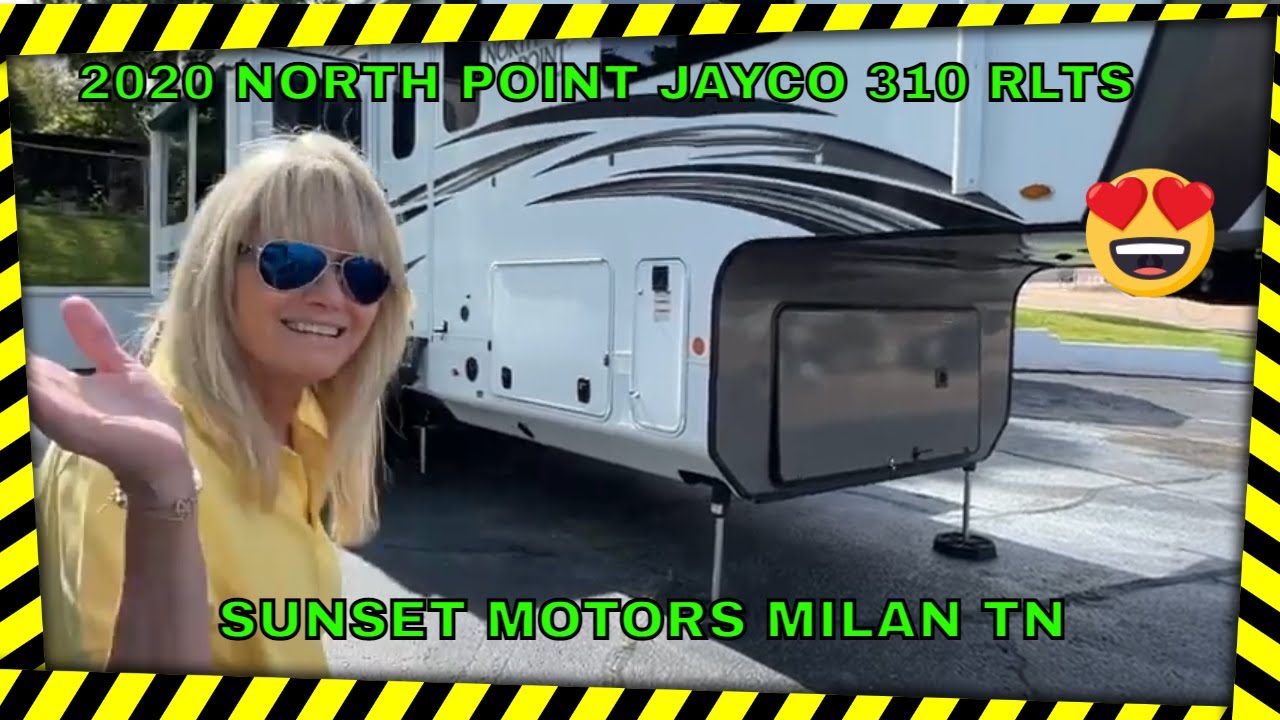 2020 NORTH POINT BY JAYCO 310RLTS FIFTH WHEEL CAMPER USED FOR SALE REVIEW INFO SPECS DEAL SUNSET