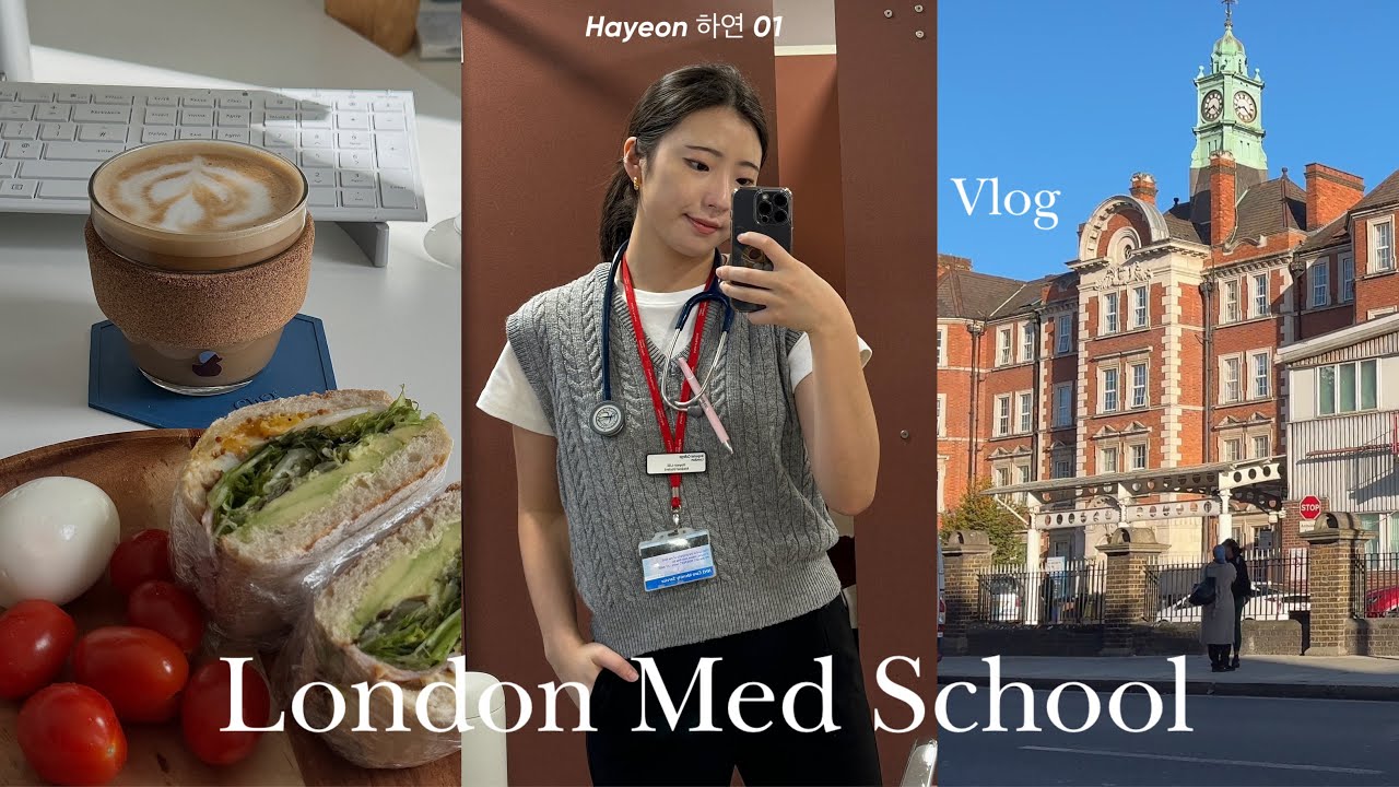 👩🏻‍💻🏥 Med school vlog | 5:50AM start, Renal rotation, homefood, Dynamic Duo concert 런던 의대생 실습 브이로그
