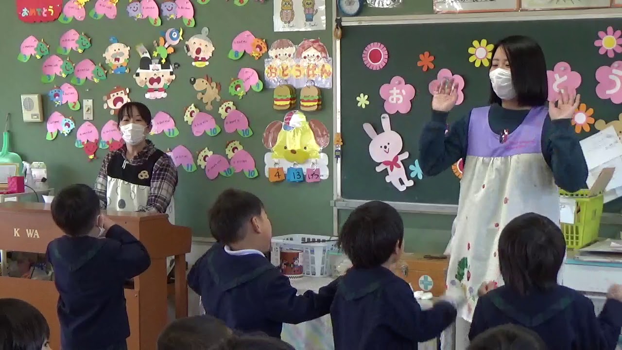 今日のともべ幼稚園　年中「うた」