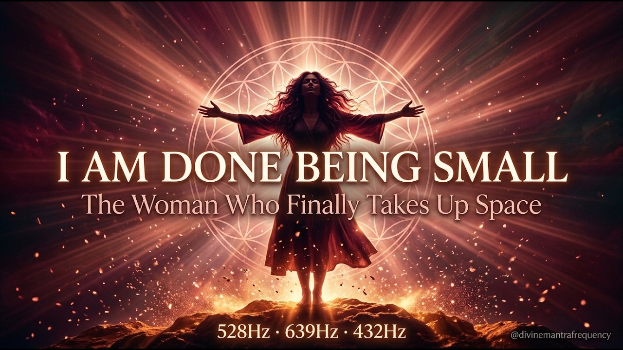 I AM DONE BEING SMALL | The Woman Who Finally Takes Up Space | 528Hz + 639Hz + 432Hz